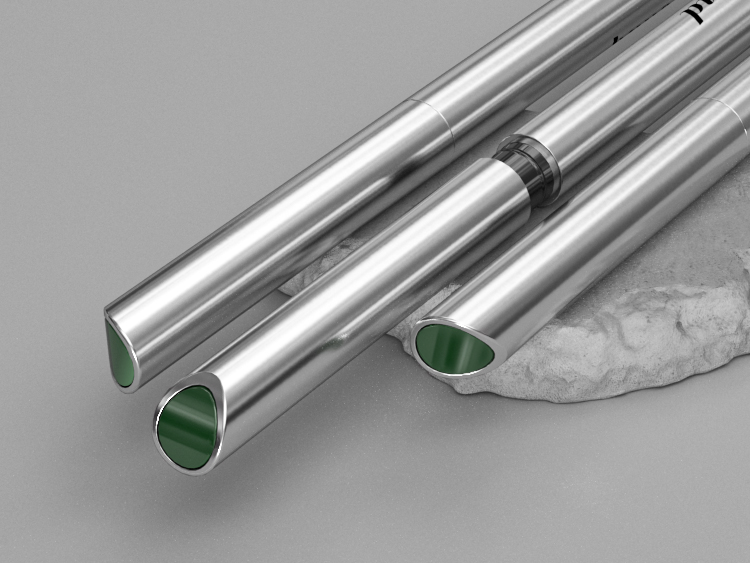 双头两用眉笔空管包材注塑加工 双头两用眉笔空管包材注塑加工