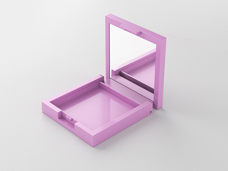 空方形高光腮红粉盒包装定制 空方形高光腮红粉盒包装定制