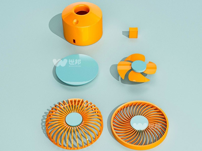迷你风扇塑胶外壳注塑 迷你风扇塑胶外壳注塑
